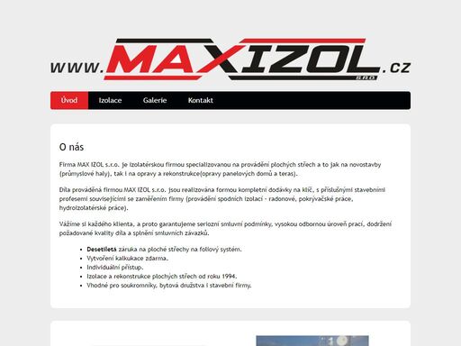www.maxizol.cz