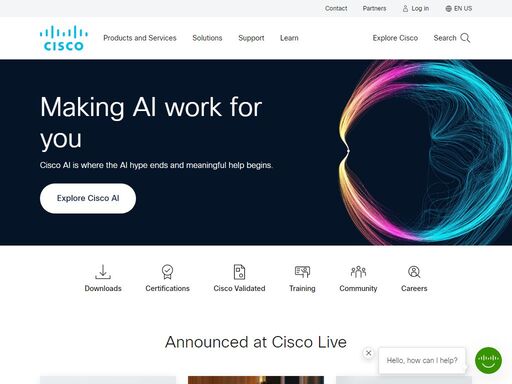 cisco is a worldwide technology leader. our purpose is to power an inclusive future for all through software, networking, security, computing, and more solutions.