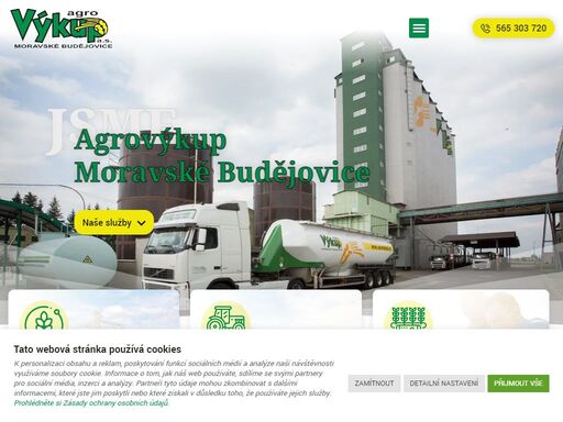 obchod s rostlinnými komoditami, prodej krmných směsí a zemědělské chemie vám poskytuje agrovýkup moravské budějovice.