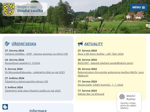 www.obecdlouhaloucka.cz