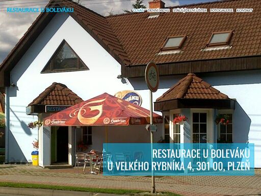 restaurace u boleváku v plzni vám nabízí posezení v těsné blízkosti boleveckého rybníku. pořádáme pro vás i oslavy, svatby, večírky.