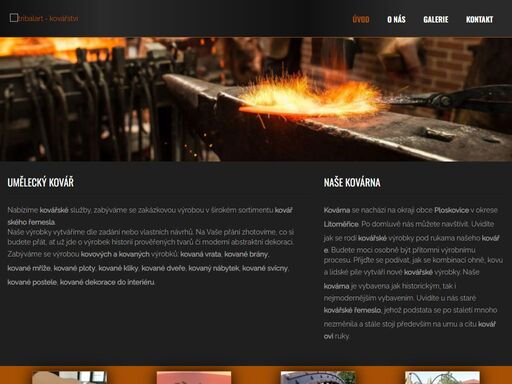 umělecké kovářství - kovárna litoměřice