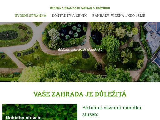 www.zahrady-vicena.cz
