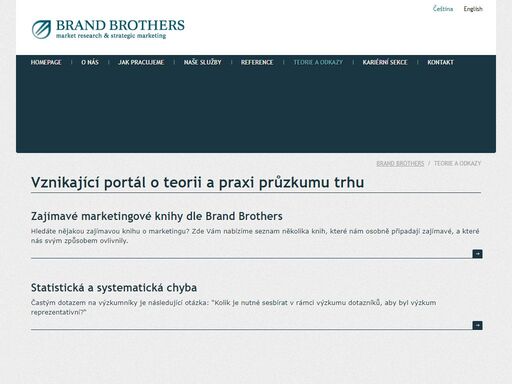 teorie a zajímavosti o průzkumu trhu, které vám přináší výzkumná agentura brand brothers.