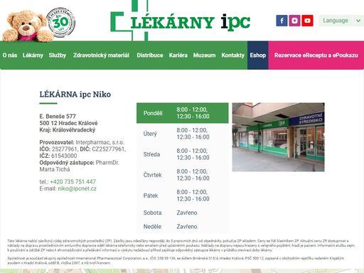 lékárny ipc – tradiční české lékárny. vše začalo sametovou revolucí a spuštěním postupné privatizace státních lékáren v naší zemi.